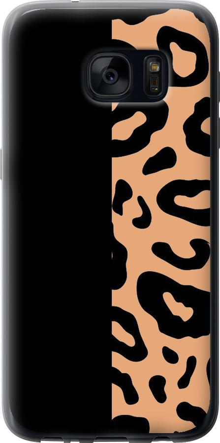 Чехол на Samsung Galaxy S7 G930F Пятна леопарда