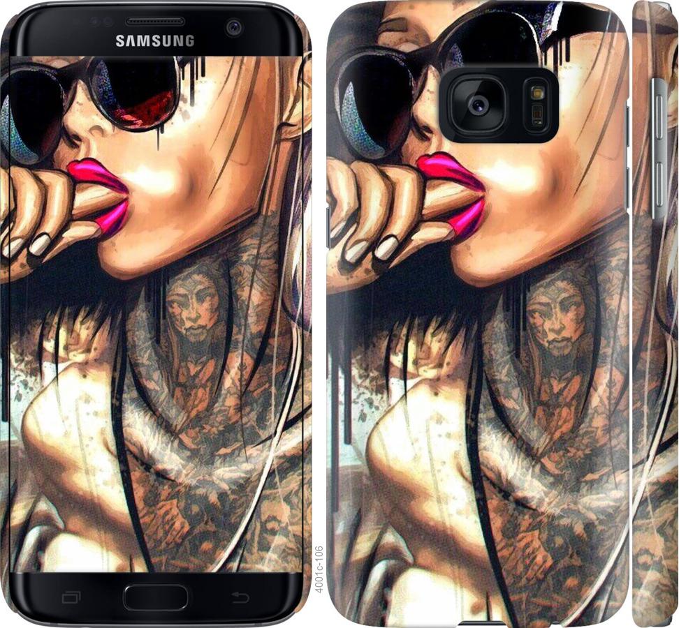 Чехол на Samsung Galaxy S7 G930F Девушка в тату