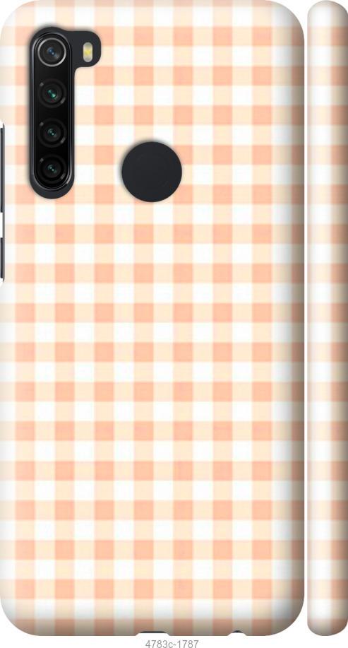 Чехол на Xiaomi Redmi Note 8 Узор в клетку