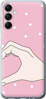 Чехол на Samsung Galaxy M14 M146B Половина сердца