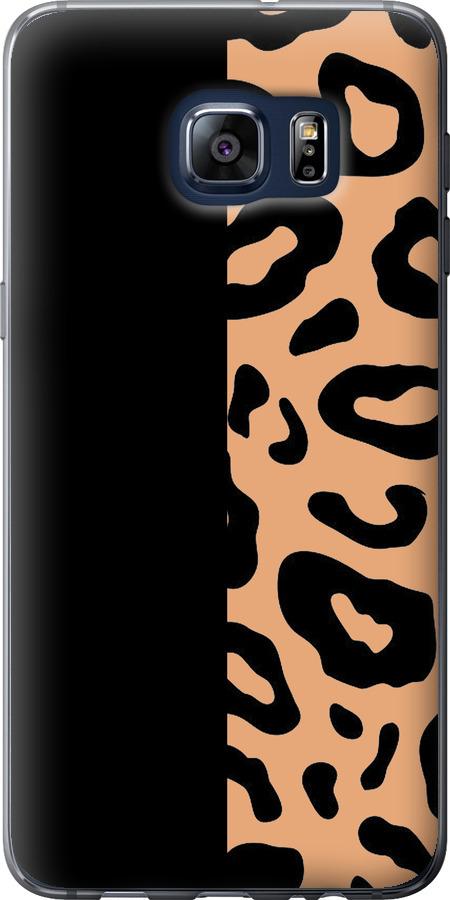 Чехол на Samsung Galaxy S6 Edge Plus G928 Пятна леопарда