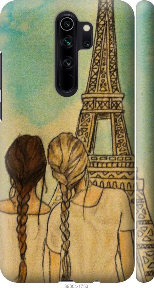 Чехол на Xiaomi Redmi Note 8 Pro Девушки в Париже