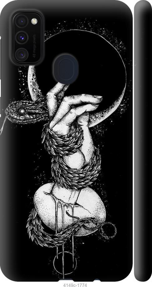Чехол на Samsung Galaxy M30s 2019 Змея в руке