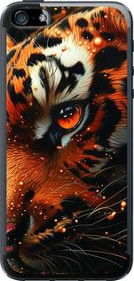 Чехол на iPhone SE Tiger