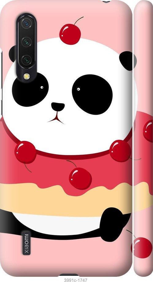 Чехол на Xiaomi Mi 9 Lite Панда с пончиком