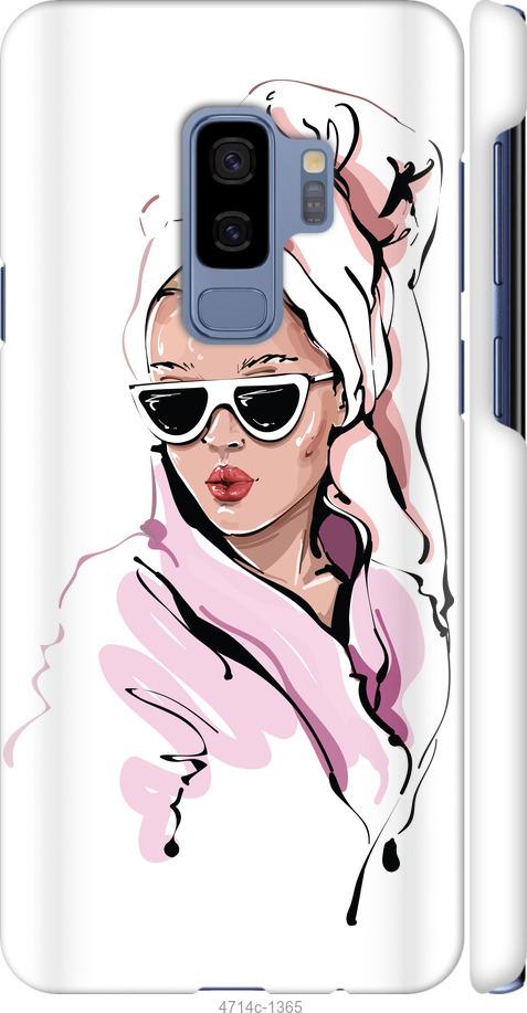 Чехол на Samsung Galaxy S9 Plus Девушка в очках 2