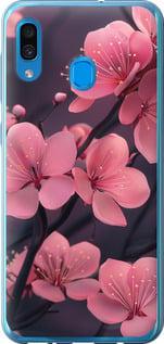 Чехол на Samsung Galaxy A20 2019 A205F Пурпурная сакура