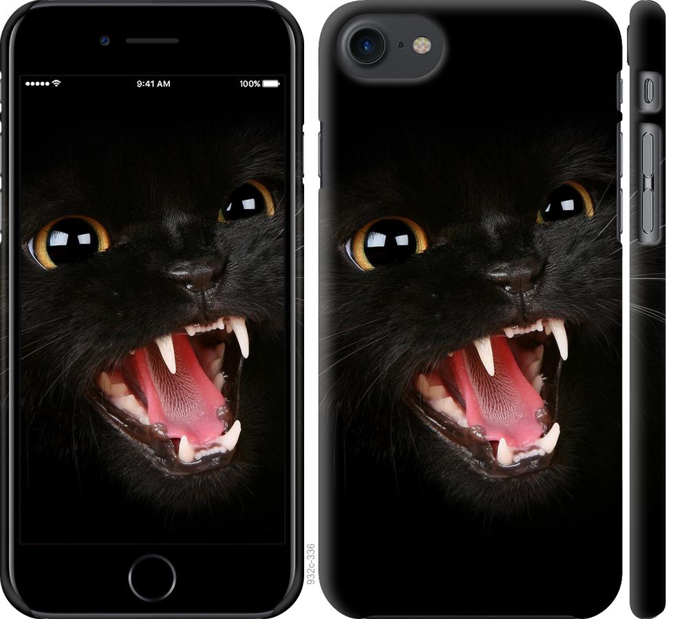Чехол на iPhone 7 Чёрная кошка