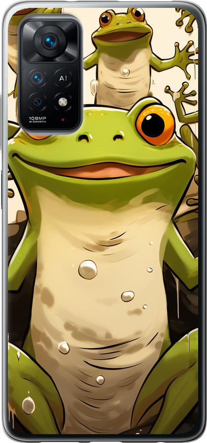 Чехол на Xiaomi Redmi Note 11 Веселая жаба