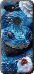 Чехол на Google Pixel 3a XL Blue Snake