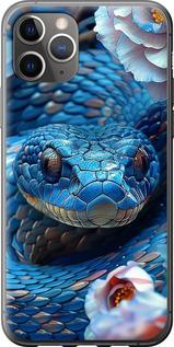 Чехол на iPhone 11 Pro Max Blue Snake