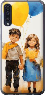 Чехол на Samsung Galaxy A50 2019 A505F Дети с шариками