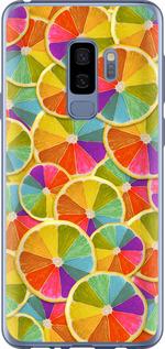 Чехол на Samsung Galaxy S9 Plus Разноцветные дольки лимона
