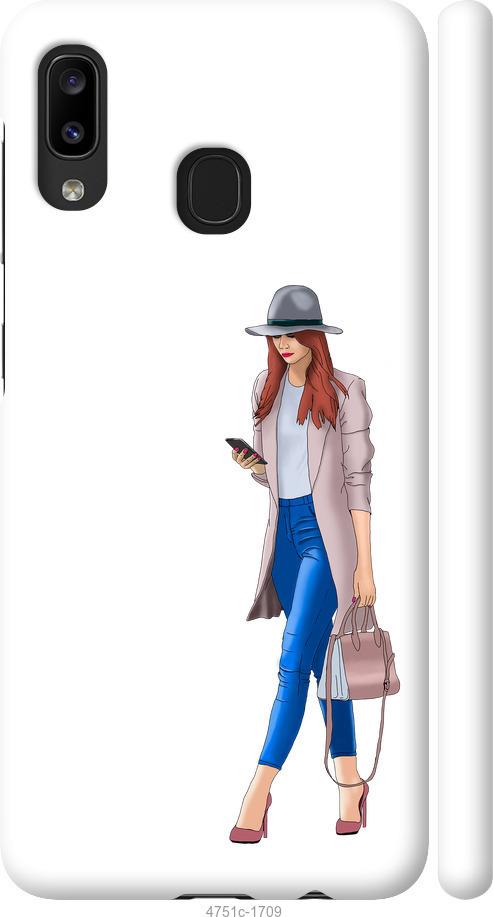 Чехол на Samsung Galaxy A20e A202F Девушка 1