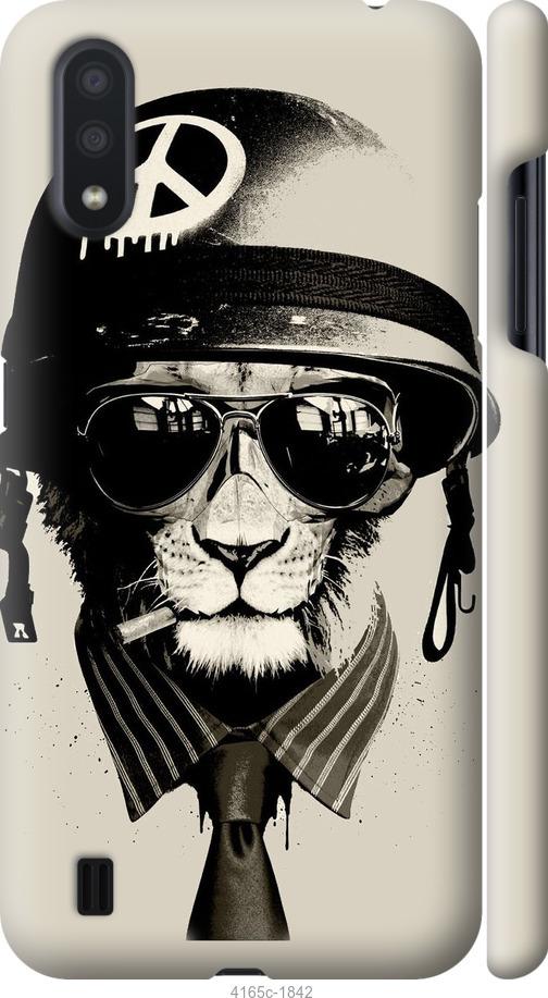 Чехол на Samsung Galaxy A01 A015F tattoo soldier