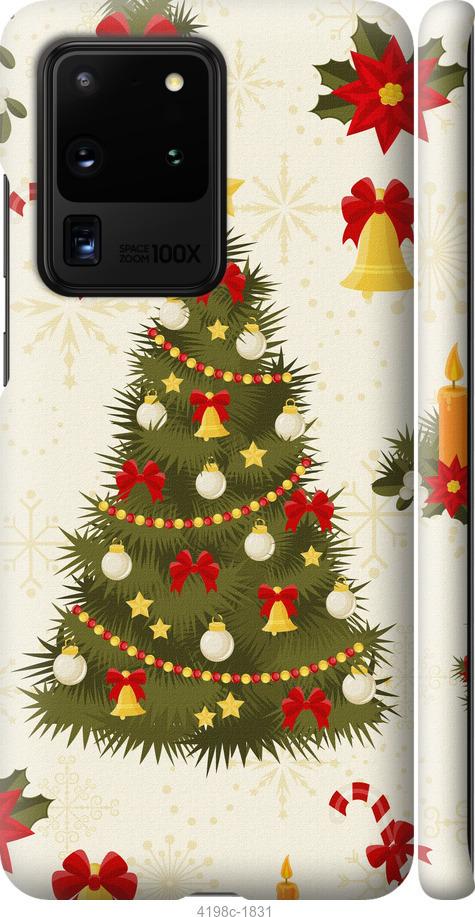 Чехол на Samsung Galaxy S20 Ultra Новогодняя елка