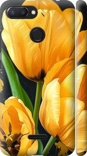 Чехол на Xiaomi Redmi 6 Желтые тюльпаны