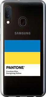 Чехол на Samsung Galaxy A20e A202F Прапор Пантон