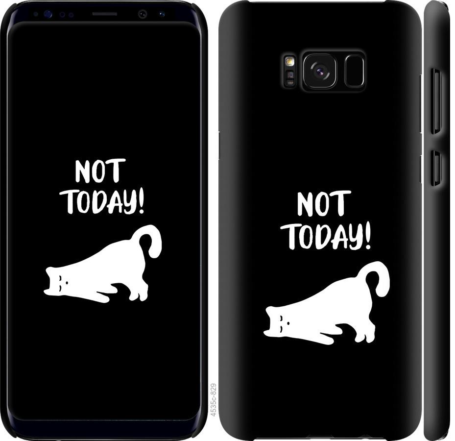 Чехол на Samsung Galaxy S8 Уставший кот