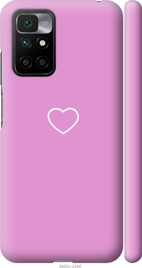 Чехол на Xiaomi Redmi 10 Сердце 2