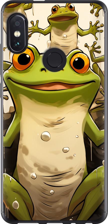 Чехол на Xiaomi Redmi Note 5 Веселая жаба