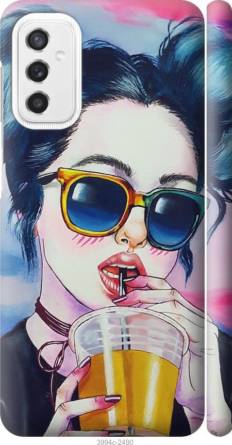 Чехол на Samsung Galaxy M52 M526B Арт-девушка в очках