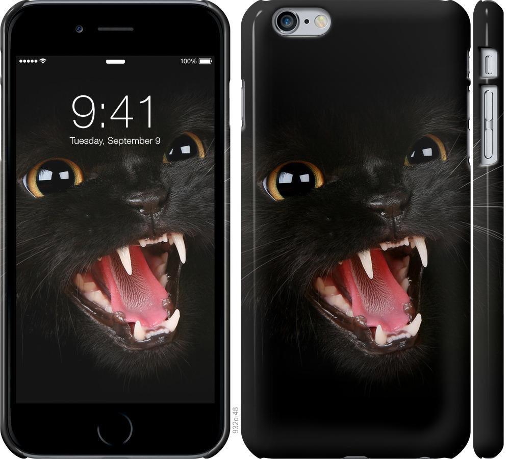 Чехол на iPhone 6 Plus Чёрная кошка
