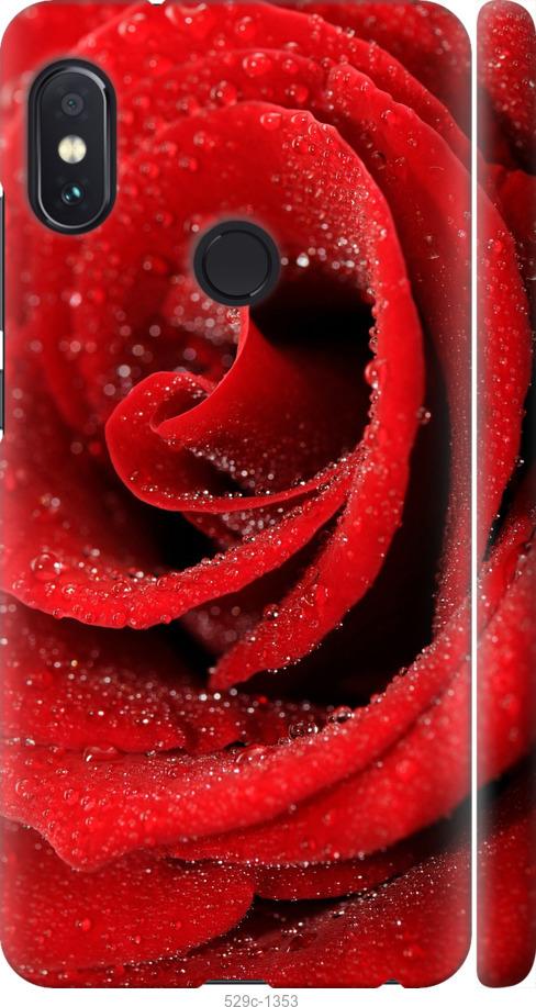 Чехол на Xiaomi Redmi Note 5 Pro Красная роза