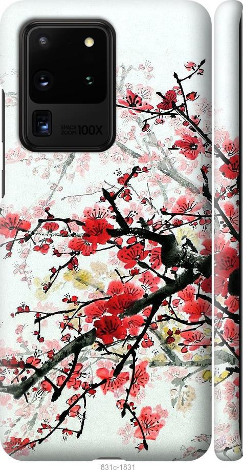 Чехол на Samsung Galaxy S20 Ultra Цветущий куст