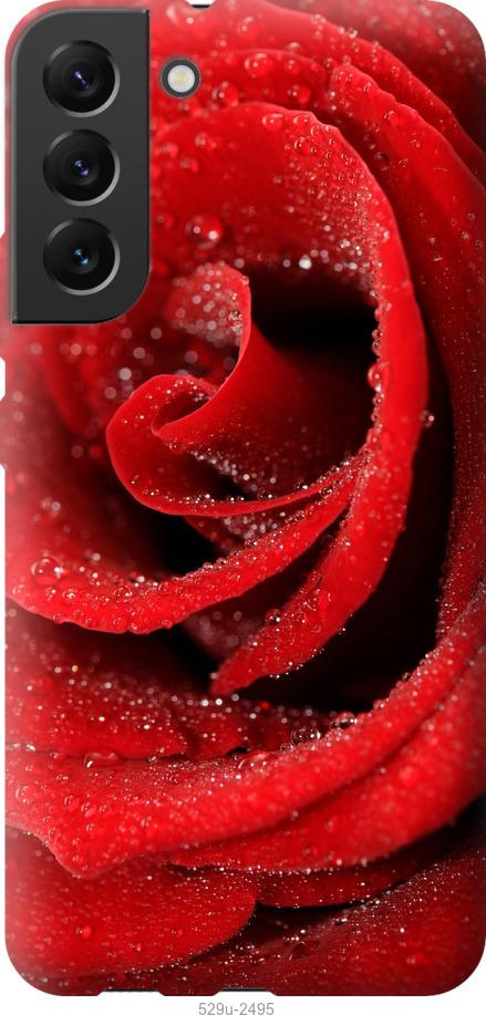 Чехол на Samsung Galaxy S22 Plus Красная роза