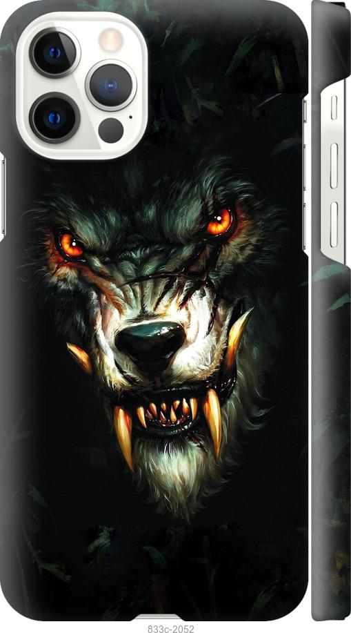 Чехол на iPhone 12 Pro Дьявольский волк