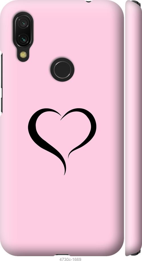 Чехол на Xiaomi Redmi 7 Сердце 1