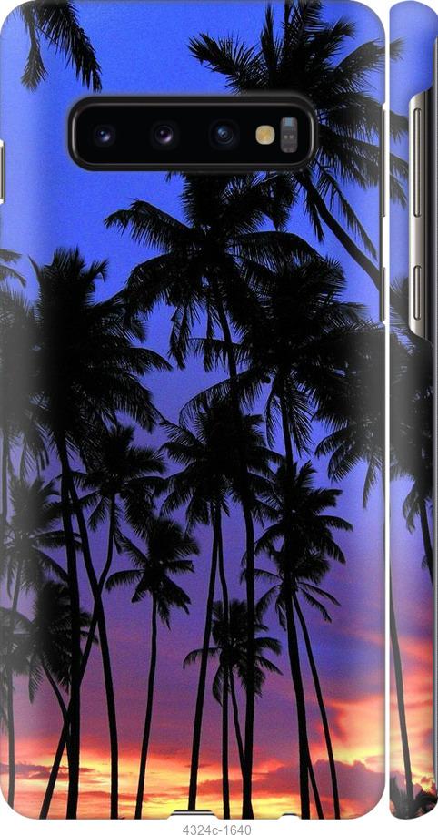 Чехол на Samsung Galaxy S10 Пальмы