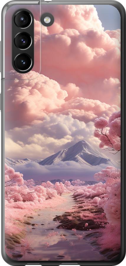 Чехол на Samsung Galaxy S21 Plus Розовые облака