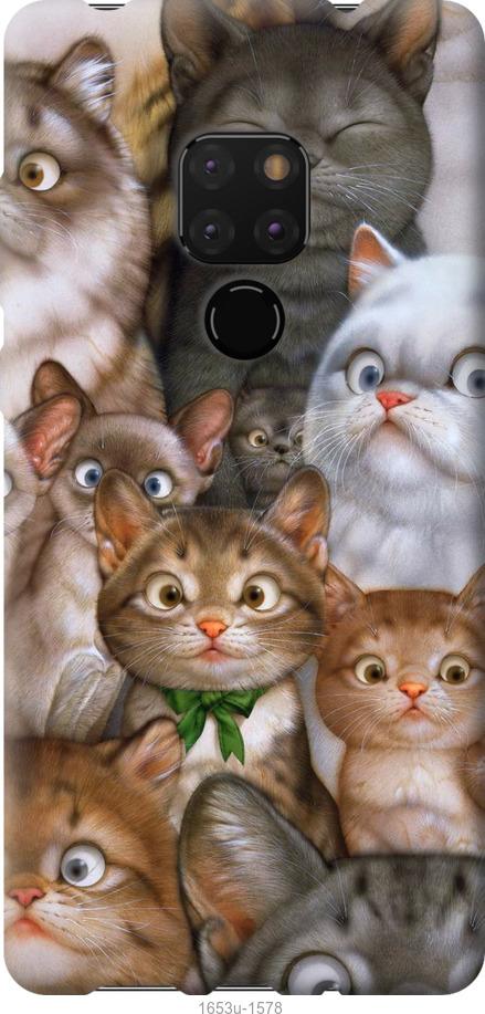 Чехол на Huawei Mate 20 коты
