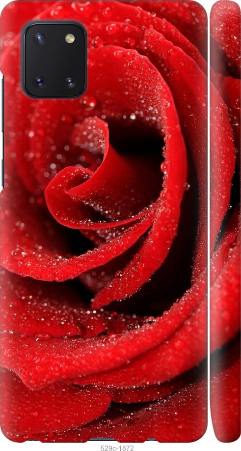 Чехол на Samsung Galaxy Note 10 Lite Красная роза
