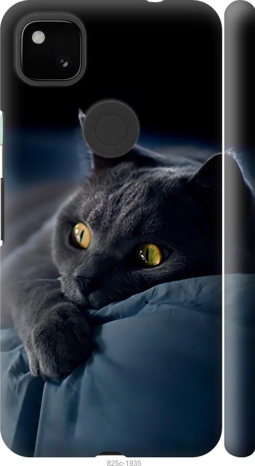 Чехол на Google Pixel 4A Дымчатый кот