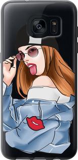 Чехол на Samsung Galaxy S7 Edge G935F Девушка v3
