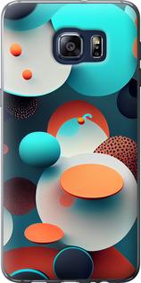 Чехол на Samsung Galaxy S6 Edge Plus G928 Горошек абстракция