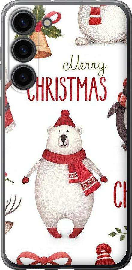 Чехол на Samsung Galaxy S23 Plus Merry Christmas