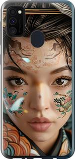 Чехол на Samsung Galaxy M30s 2019 Взгляд души самурая