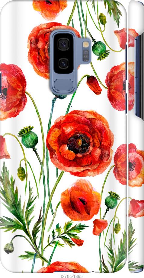 Чехол на Samsung Galaxy S9 Plus Нарисованные маки