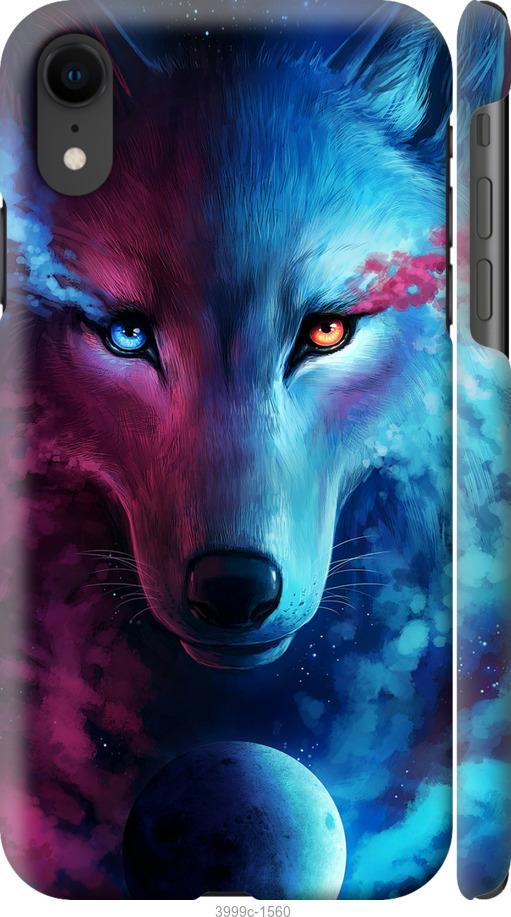 Чехол на iPhone XR Арт-волк