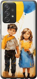 Чехол на Samsung Galaxy A72 A725F Дети с шариками