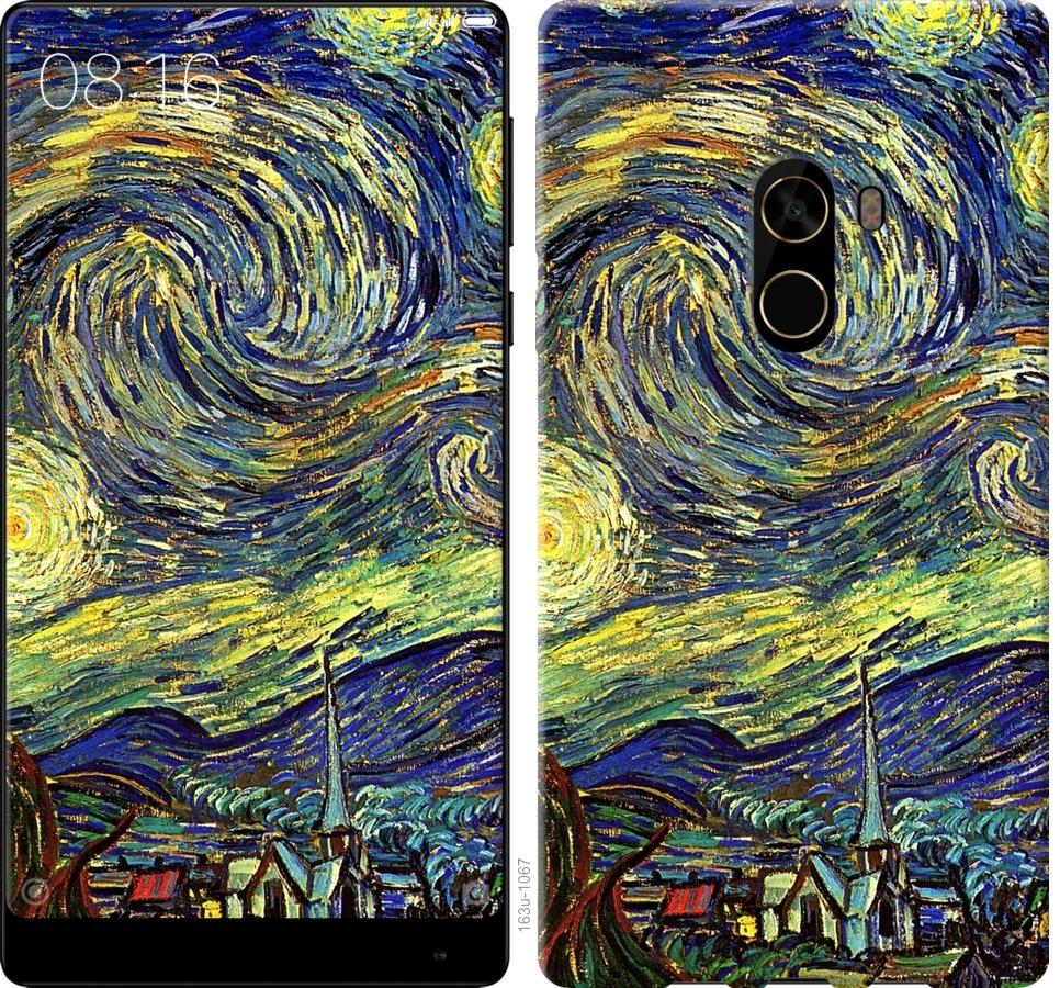 Чехол на Xiaomi Mi MiX 2 Винсент Ван Гог. Звёздная ночь