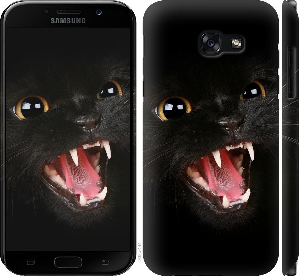 Чехол на Samsung Galaxy A5 (2017) Чёрная кошка
