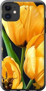 Чехол на iPhone 11 Желтые тюльпаны