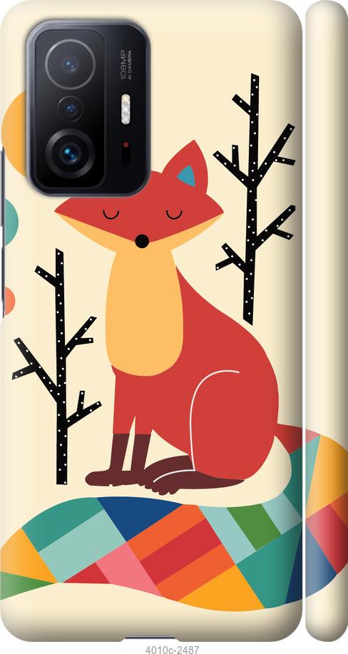 Чехол на Xiaomi 11T Rainbow fox