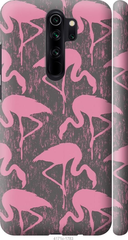 Чехол на Xiaomi Redmi Note 8 Pro Vintage-Flamingos