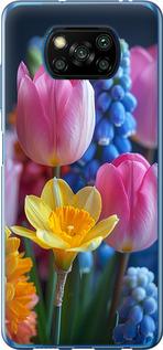 Чехол на Xiaomi Poco X3 Весенние цветы